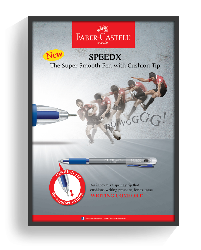 Faber-Castell | TVC & Launch Campaign, NEO Slim Print Ad & Catalogue